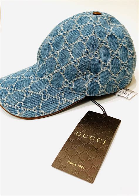 cap gucci hat women|Gucci denim hat.